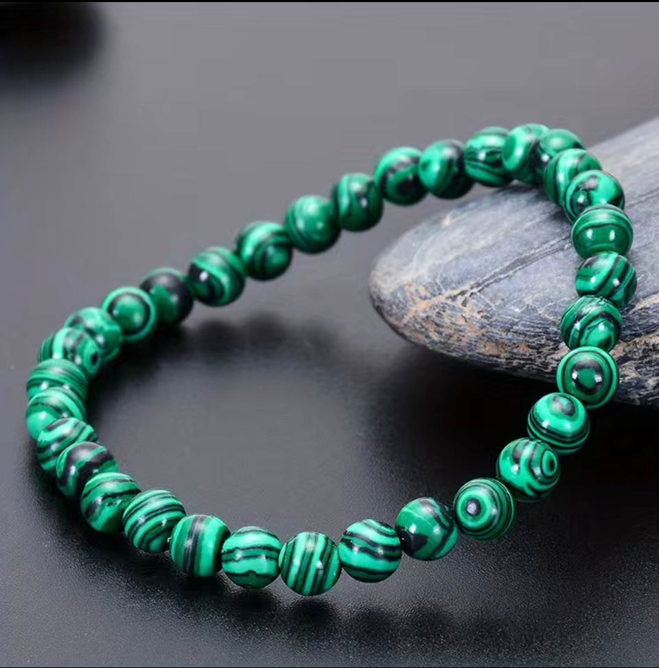 Malachite bracelet (6mm)